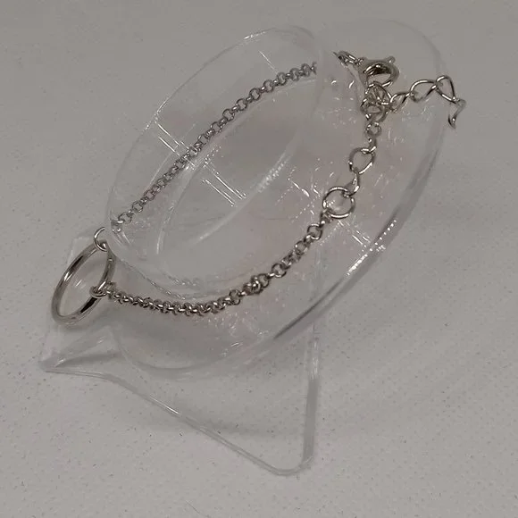 Stainless Steel Bracelet with Open Ring Pendant Jewelry #5 - Picture 7 of 8